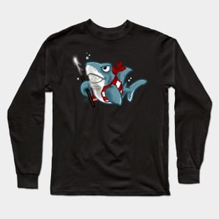 Pirate Shark Long Sleeve T-Shirt